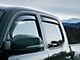 Weathertech Side Window Deflectors; Front; Dark Smoke (19-25 Sierra 1500 Regular Cab)