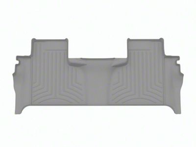 Weathertech Rear Floor Liner HP; Gray (19-24 Sierra 1500 Double Cab w/ Front Bench Seat & Rear Underseat Storage)