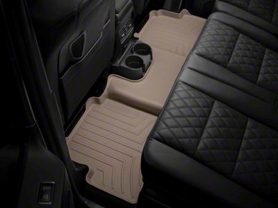 Weathertech Rear Floor Liner HP; Tan (99-06 Sierra 1500 Extended Cab w/o Rear Under Seat Storage)
