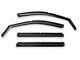 Weathertech Side Window Deflectors; Front and Rear; Dark Smoke (19-24 Sierra 1500 Crew Cab)