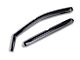 Weathertech Side Window Deflectors; Front and Rear; Dark Smoke (19-24 Sierra 1500 Crew Cab)