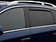 Weathertech Side Window Deflectors; Rear; Dark Smoke (19-25 Sierra 1500 Double Cab w/ Rubber Sill)