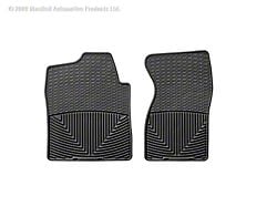 Weathertech All-Weather Front Rubber Floor Mats; Black (01-06 Sierra 2500 HD)