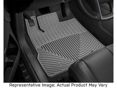 Weathertech All-Weather Front Rubber Floor Mats; Gray (20-25 Sierra 2500 HD)