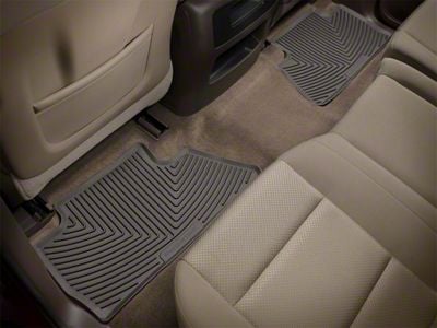 Weathertech All-Weather Rear Rubber Floor Mats; Cocoa (20-24 Sierra 2500 HD)