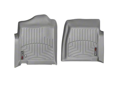 Weathertech DigitalFit Front Floor Liners; Gray (01-06 Sierra 2500 HD Regular Cab)