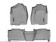 Weathertech DigitalFit Rear Floor Liner; Gray (01-06 Sierra 2500 HD Crew Cab)