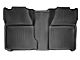 Weathertech DigitalFit Rear Floor Liner; Black (07-14 Sierra 2500 HD Crew Cab)