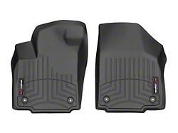 Weathertech DigitalFit Front Floor Liners; Black (20-24 Sierra 2500 HD Double Cab, Crew Cab)