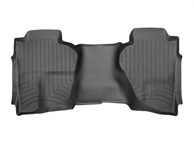 Weathertech DigitalFit Rear Floor Liner; Black (15-19 Sierra 2500 HD Double Cab)