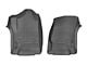 Weathertech DigitalFit Front Floor Liners; Black (15-19 Sierra 2500 HD Double Cab, Crew Cab)