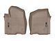 Weathertech DigitalFit Front Floor Liners; Tan (20-24 Sierra 2500 HD Double Cab, Crew Cab)