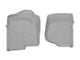 Weathertech Front Floor Liner HP; Gray (07-14 Sierra 2500 HD Extended, Crew Cab)