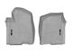 Weathertech DigitalFit Front Floor Liners; Gray (20-24 Sierra 2500 HD Double Cab, Crew Cab)