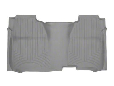 Weathertech Rear Floor Liner HP; Gray (15-19 Sierra 2500 HD Crew Cab)