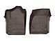 Weathertech DigitalFit Front Floor Liners; Cocoa (15-19 Sierra 2500 HD Regular Cab)