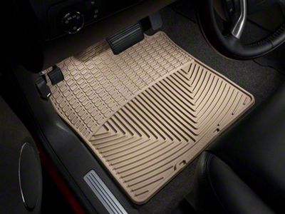 Weathertech All-Weather Front Rubber Floor Mats; Tan (07-14 Sierra 2500 HD)