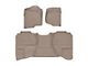 Weathertech Front and Rear Floor Liner HP; Tan (07-14 Sierra 2500 HD Extended Cab)