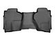 Weathertech Rear Floor Liner HP; Black (01-06 Sierra 2500 HD Extended Cab w/o Rear Under Seat Storage)