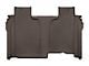 Weathertech Rear Floor Liner HP; Cocoa (20-24 Sierra 2500 HD Crew Cab w/ Front Bench Seat & w/o Rear Underseat Storage)