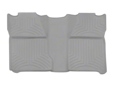 Weathertech Rear Floor Liner HP; Gray (07-14 Sierra 2500 HD Crew Cab w/o Rear Underseat Storage)