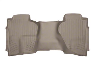 Weathertech Rear Floor Liner HP; Tan (01-06 Sierra 2500 HD Extended Cab w/o Rear Under Seat Storage)