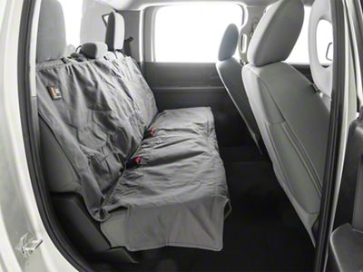 Weathertech Second Row Seat Protector; Charcoal (01-06 Sierra 2500 HD Crew Cab)