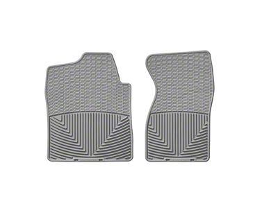 Weathertech All-Weather Front Rubber Floor Mats; Gray (01-06 Sierra 3500 HD, Excluding Cab & Chassis)