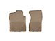 Weathertech All-Weather Front Rubber Floor Mats; Tan (01-06 Sierra 3500 HD, Excluding Cab & Chassis)