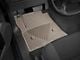 Weathertech All-Weather Front Rubber Floor Mats; Tan (15-19 Sierra 3500 HD Regular Cab)