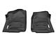 Weathertech DigitalFit Front Floor Liners; Black (15-19 Sierra 3500 HD Regular Cab w/o PTO Kit)