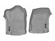 Weathertech DigitalFit Front Floor Liners; Gray (15-19 Sierra 3500 HD Double Cab, Crew Cab)