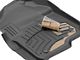 Weathertech Front and Rear Floor Liner HP; Gray (15-19 Sierra 3500 HD Double Cab w/o PTO Kit)