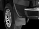 Weathertech No-Drill Mud Flaps; Rear; Black (15-19 Sierra 3500 HD)