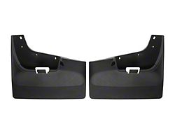 Weathertech No-Drill Mud Flaps; Rear; Black (20-25 Sierra 3500 HD DRW)