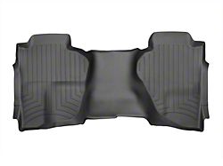 Weathertech Rear Floor Liner HP; Black (01-06 Sierra 3500 HD Extended Cab w/o Rear Under Seat Storage)