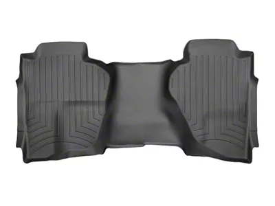 Weathertech Rear Floor Liner HP; Black (01-06 Sierra 3500 HD Extended Cab w/o Rear Under Seat Storage)