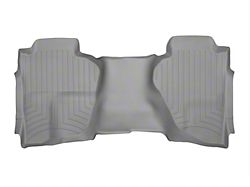 Weathertech Rear Floor Liner HP; Gray (01-06 Sierra 3500 HD Extended Cab w/o Rear Under Seat Storage)