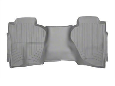 Weathertech Rear Floor Liner HP; Gray (01-06 Sierra 3500 HD Extended Cab w/o Rear Under Seat Storage)