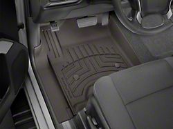 Weathertech Front Floor Liner HP; Cocoa (14-18 Silverado 1500 w/o Floor Shifter)