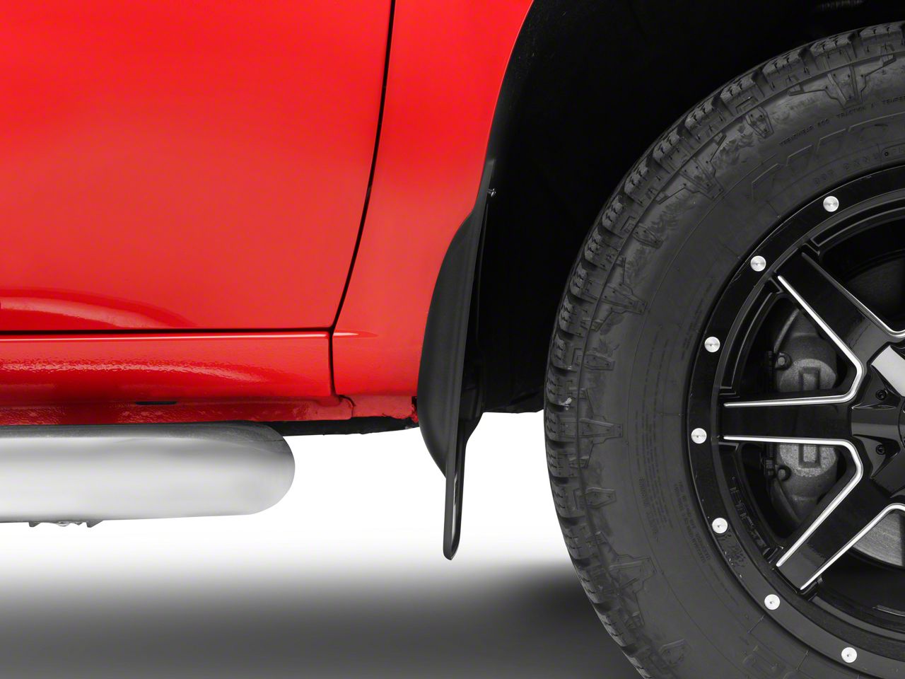 Weathertech No-Drill Mud Flaps; Front and Rear; Black (19-24 Silverado 1500)