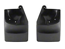 Weathertech No-Drill Mud Flaps; Rear; Black (22-25 Silverado 1500 ZR2)