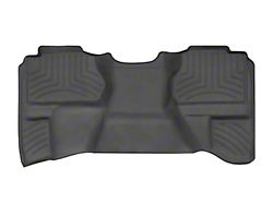 Weathertech Rear Floor Liner HP; Black (07-13 Silverado 1500 Extended Cab)