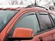 Weathertech Side Window Deflectors; Front; Dark Smoke (19-24 Silverado 1500 Regular Cab)