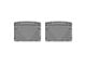 Weathertech All-Weather Rear Rubber Floor Mats; Gray (01-06 Silverado 2500 HD Extended Cab, Crew Cab)