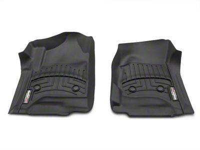 Weathertech DigitalFit Front Floor Liners; Black (15-19 Silverado 2500 HD Regular Cab w/o PTO Kit)