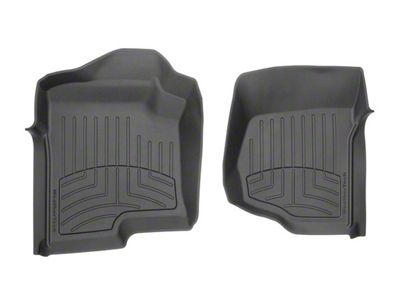 Weathertech Front Floor Liner HP; Black (07-14 Silverado 2500 HD Extended Cab, Crew Cab)