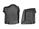 Weathertech DigitalFit Front Floor Liners for Vinyl Floors; Black (15-19 Silverado 2500 HD Crew Cab)