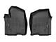 Weathertech DigitalFit Front Floor Liners for Vinyl Floors; Black (20-24 Silverado 2500 HD Double Cab, Crew Cab)