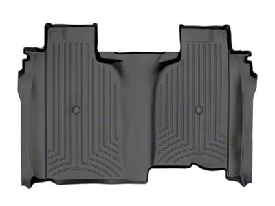 Weathertech DigitalFit Rear Floor Liner; Black (20-25 Silverado 2500 HD Crew Cab w/ Front Bucket Seats & w/o Rear Underseat Storage)